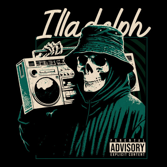 Explicit Philly Tee Design Black