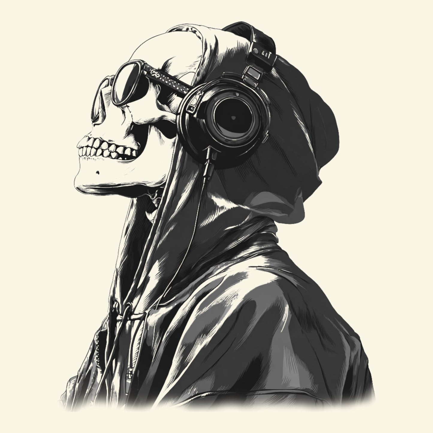 DJ Reflections Tee Design Natural