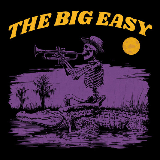 Easy Alligator Tee Design Black