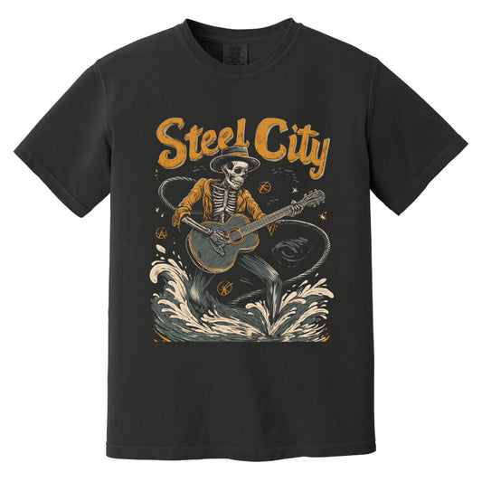 Steel City T-Shirt | Comfort Colors® 1717 Black