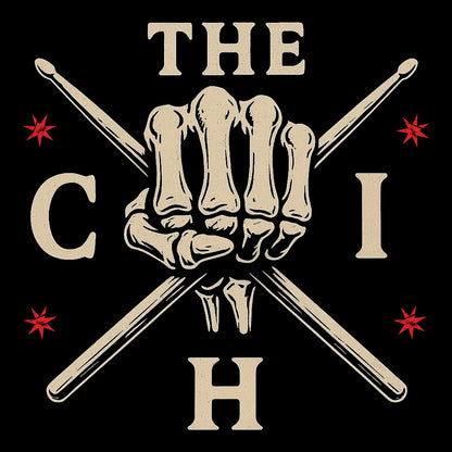 Chi Sticks Tee Design Black