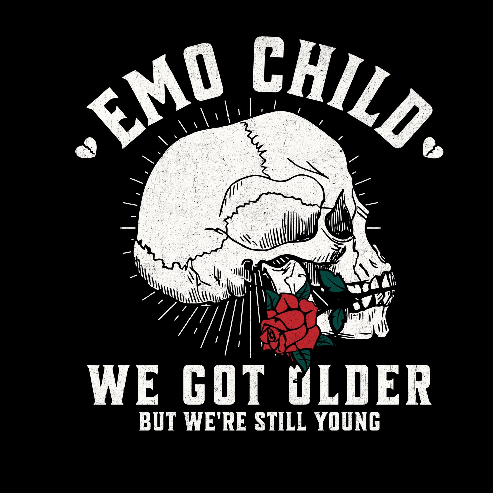 Emo Child Tee Design Black