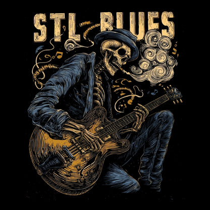 STL Smoke T-Shirt Design Black