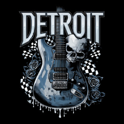 Detroit Vibes T-Shirt Design Black