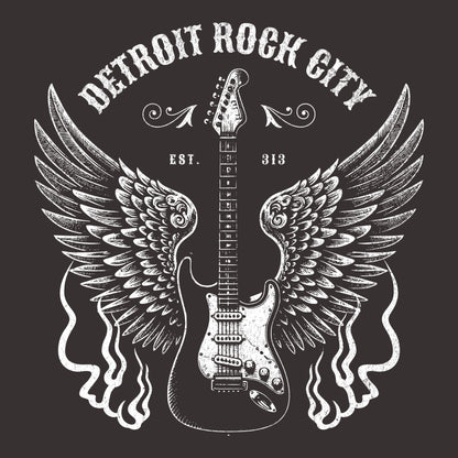 Detroit Wings Tee Design Graphite