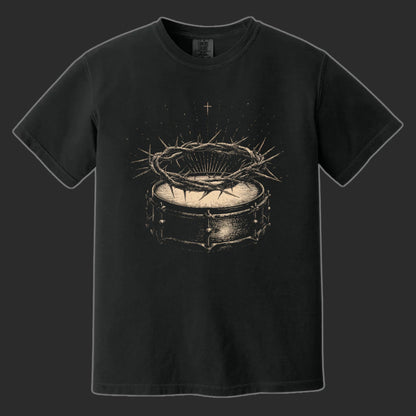 Drum Throne T-Shirt | Comfort Colors® 1717 Black