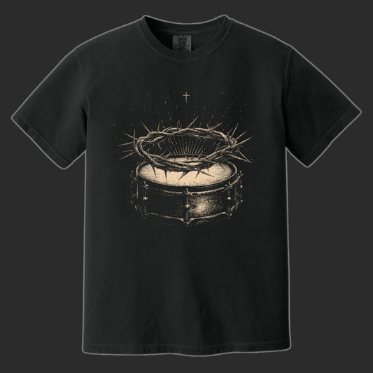 Drum Throne T-Shirt | Comfort Colors® 1717 Black