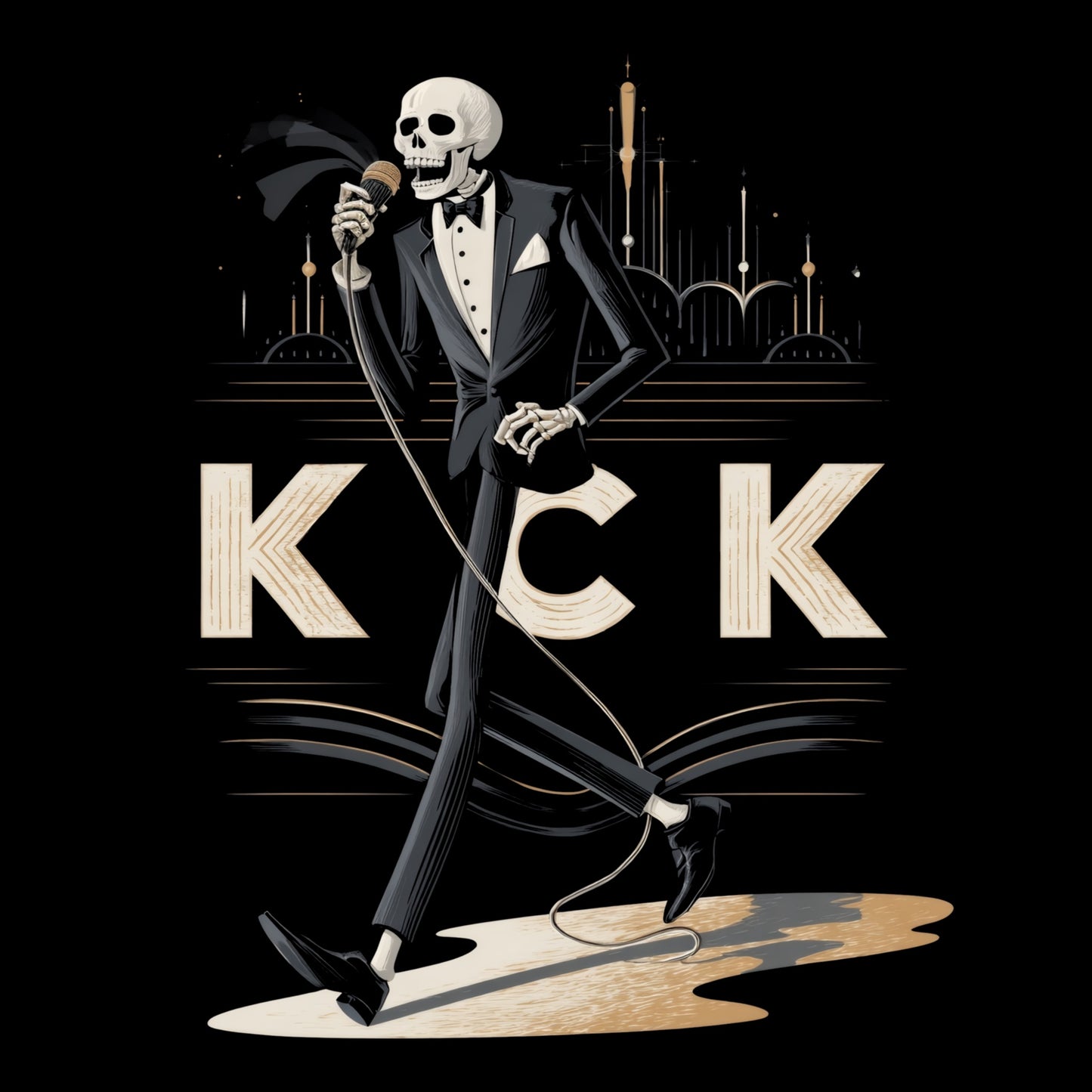 KCK T-Shirt Design Black
