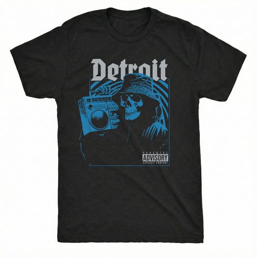 Detroit Explicit Tee Design Black