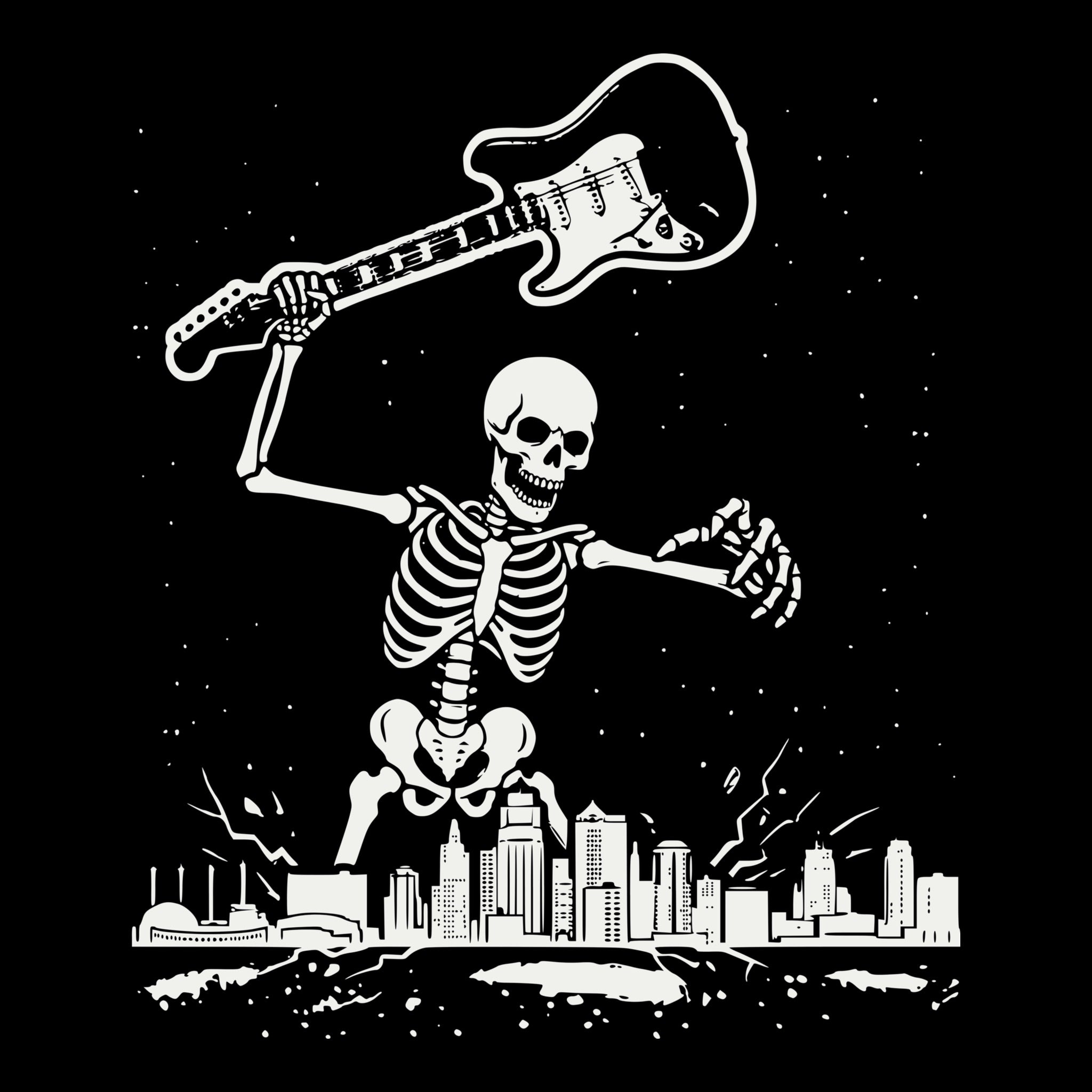 KC Smash Tee Design Black