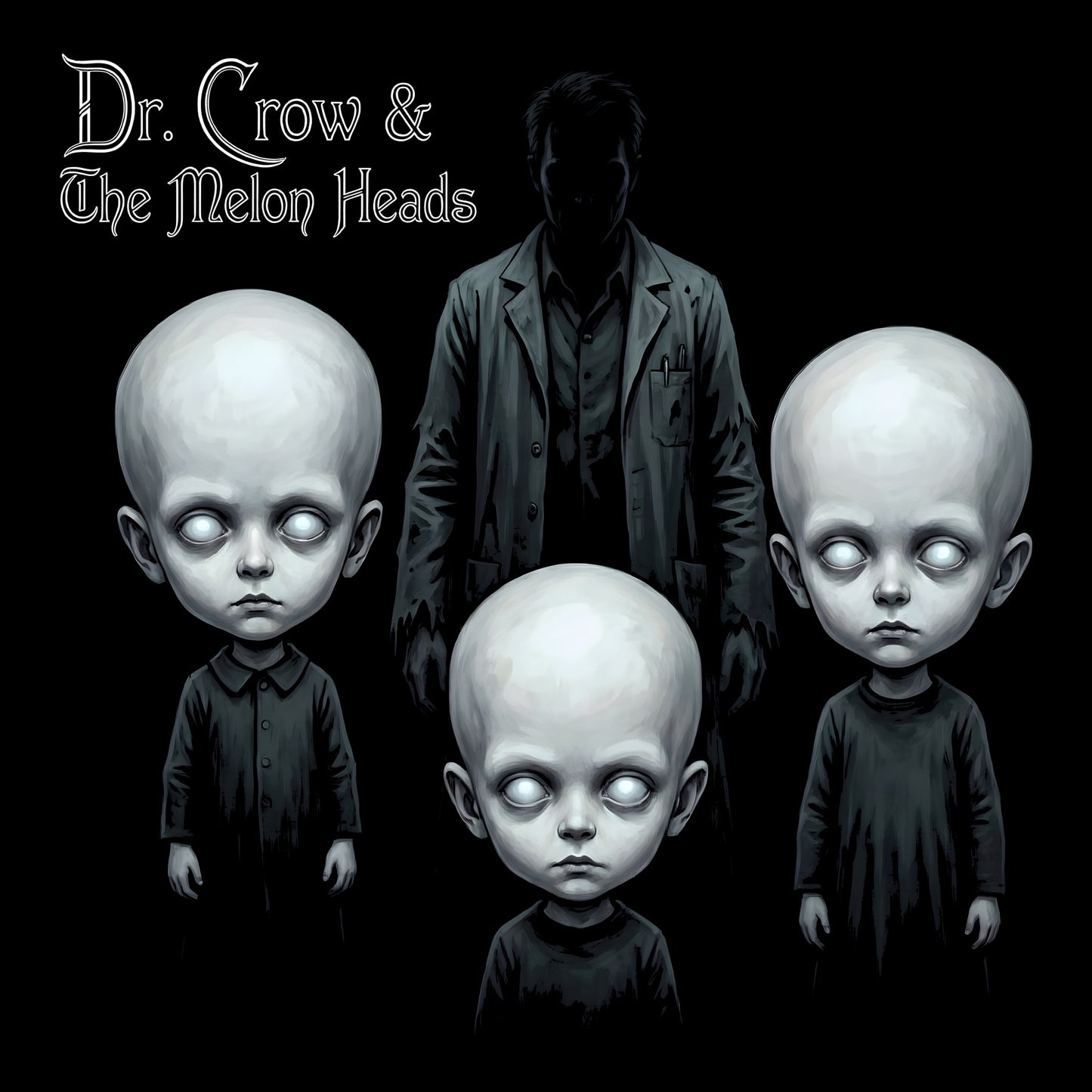 Melon Heads Tee Design Black