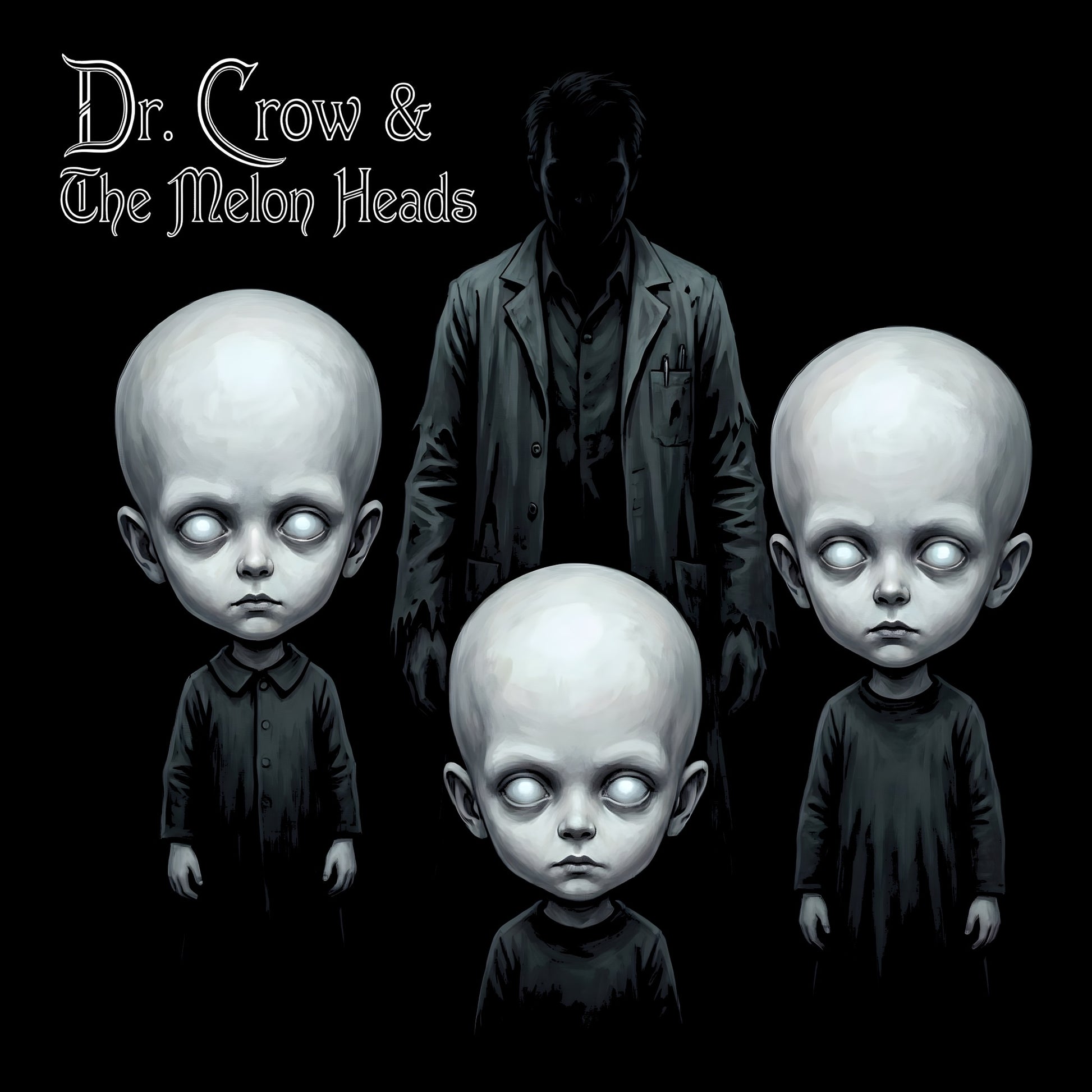 Melon Heads Tee Design Black