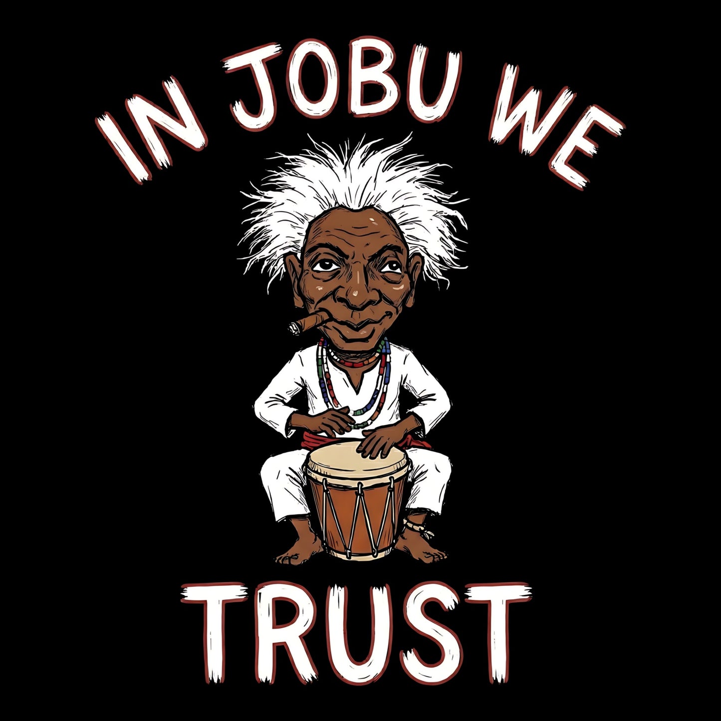 Jobu Vibes Tee Design Black