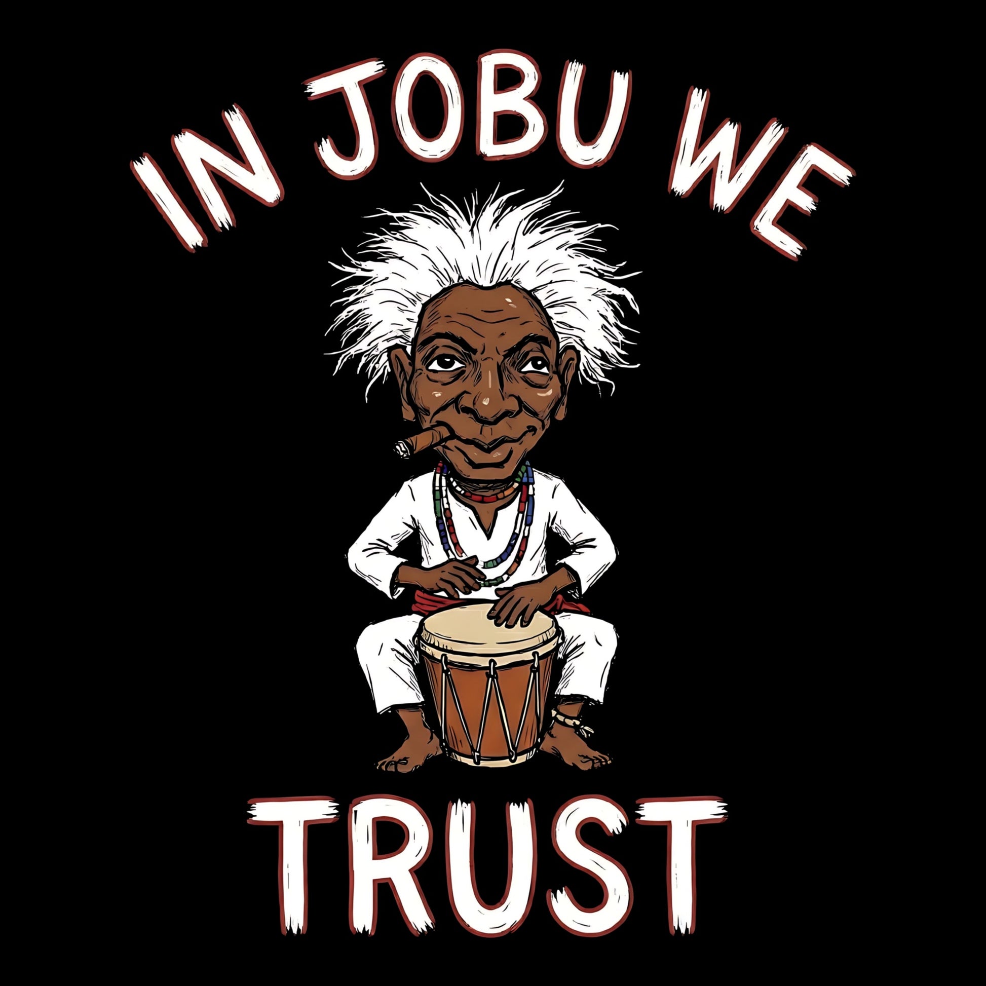 Jobu Vibes Tee Design Black