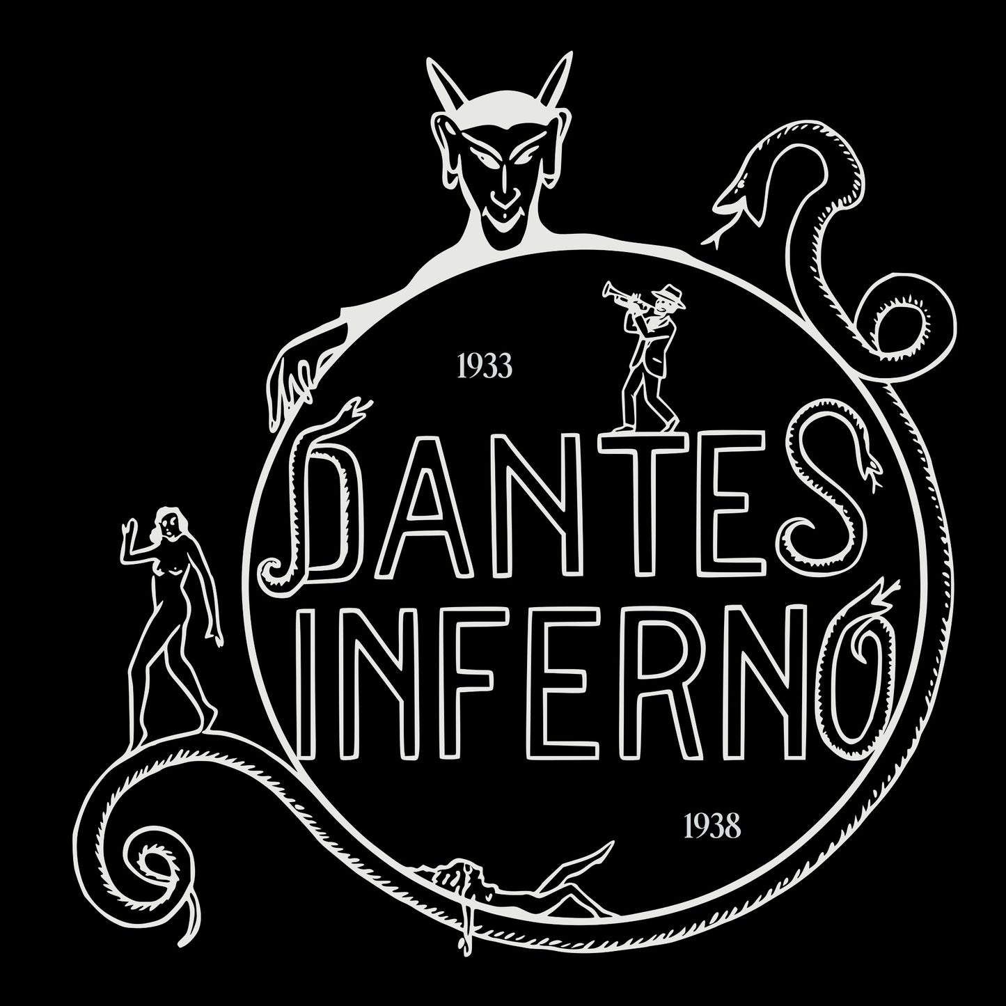 Dante's Inferno Tee Design Black