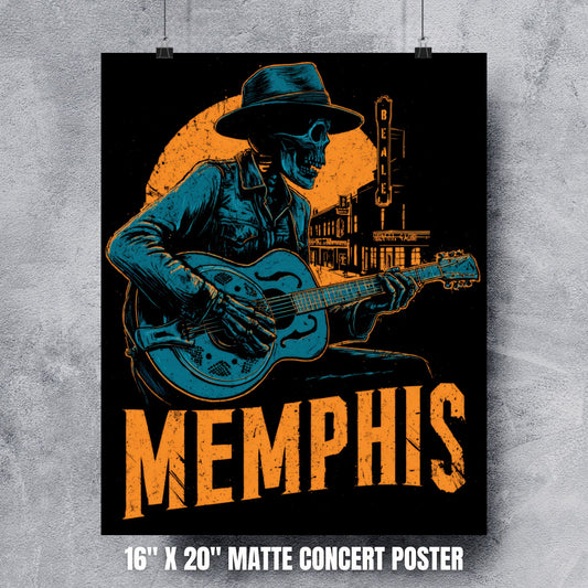 Memphis Blues Poster