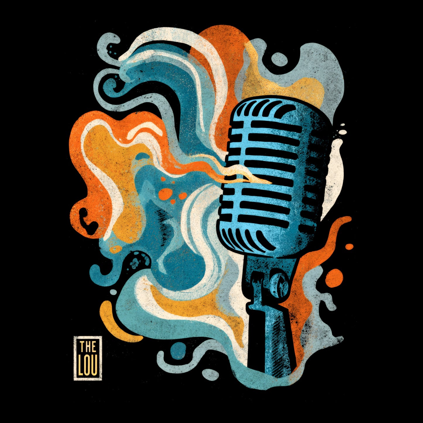 The Lou Ghost T-Shirt Design Black