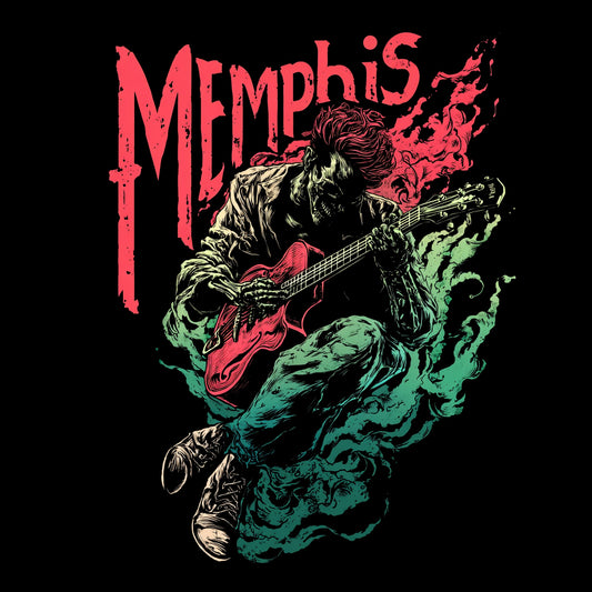 Memphis Solo Tee Design Black
