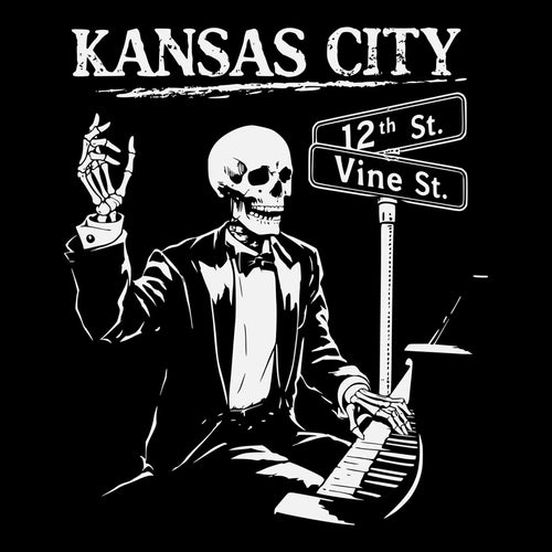 12th & Vine Tee Black Design