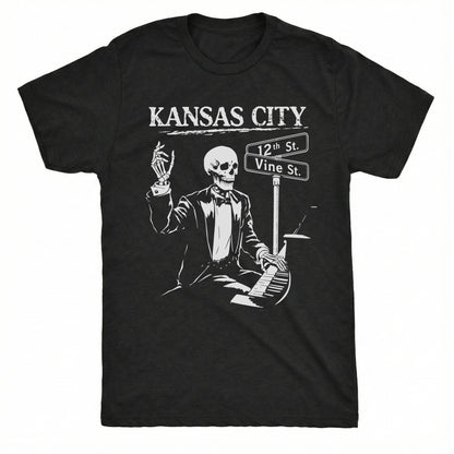12th & Vine Tee Black Mockup