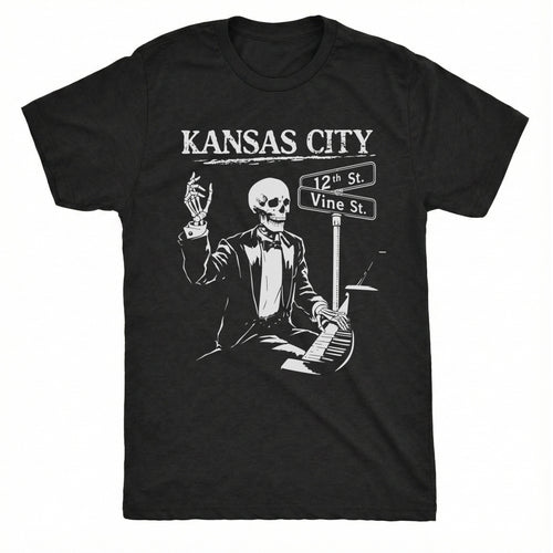 12th & Vine Tee Black Mockup