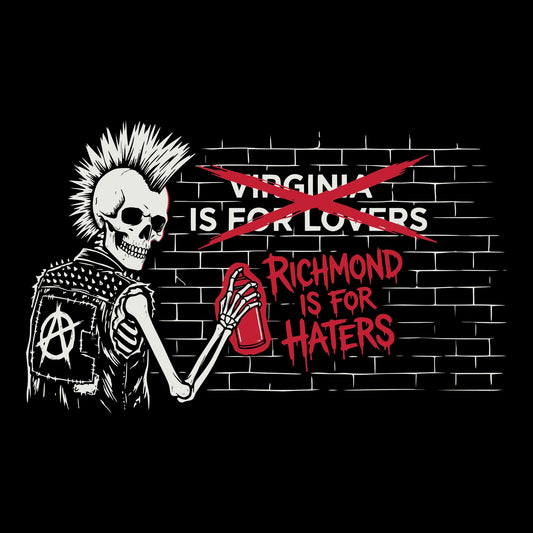 Richmond Haters Tee Design Black