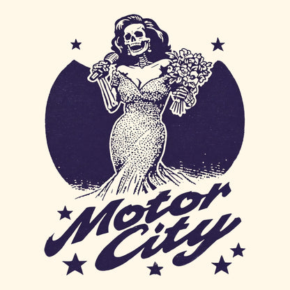 MC Crooner Tee Design Ivory