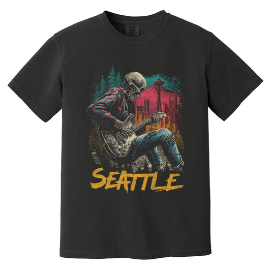 Seattle Noir T-Shirt | Comfort Colors® 1717 Black