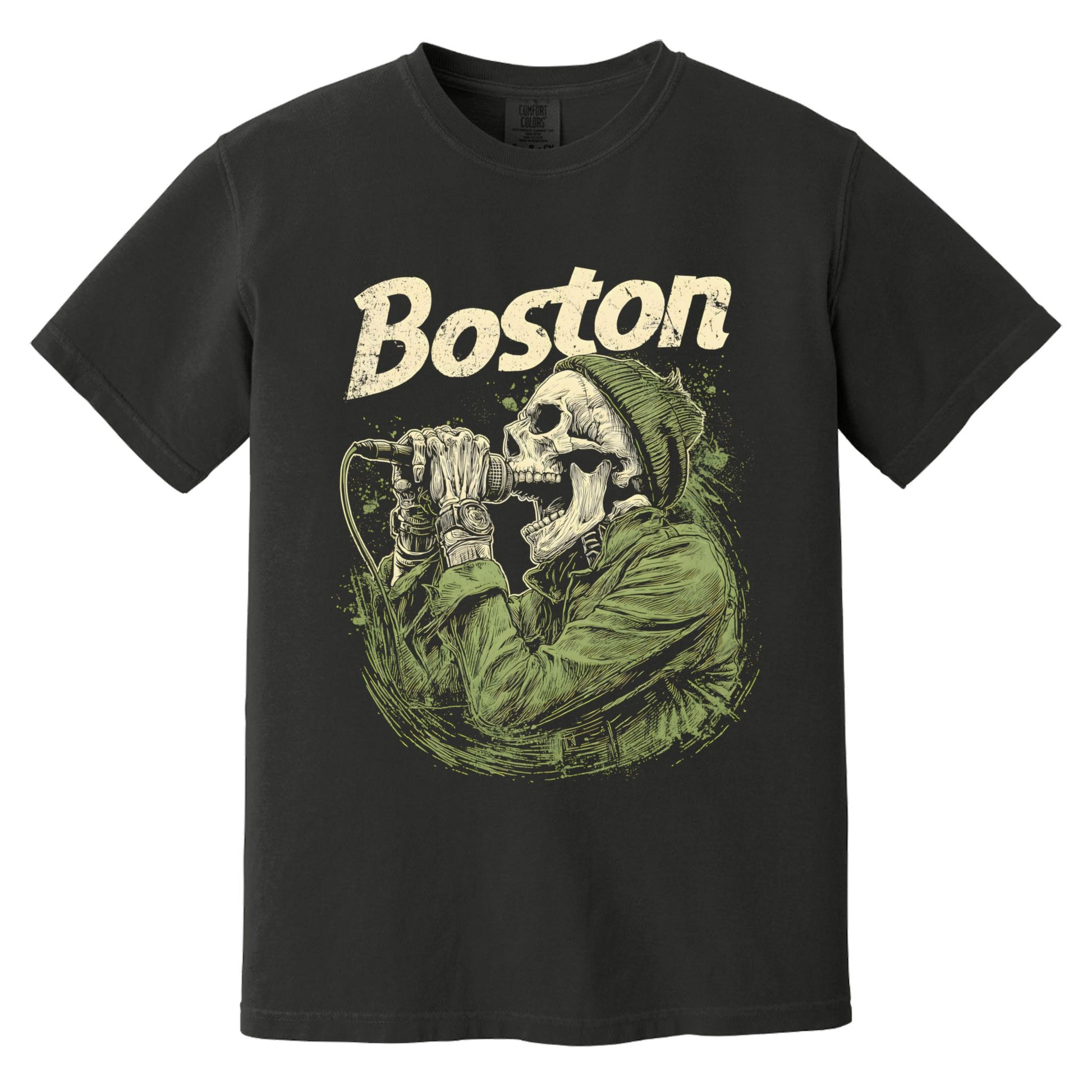 Boston Angst T-Shirt | Comfort Colors® 1717 Black