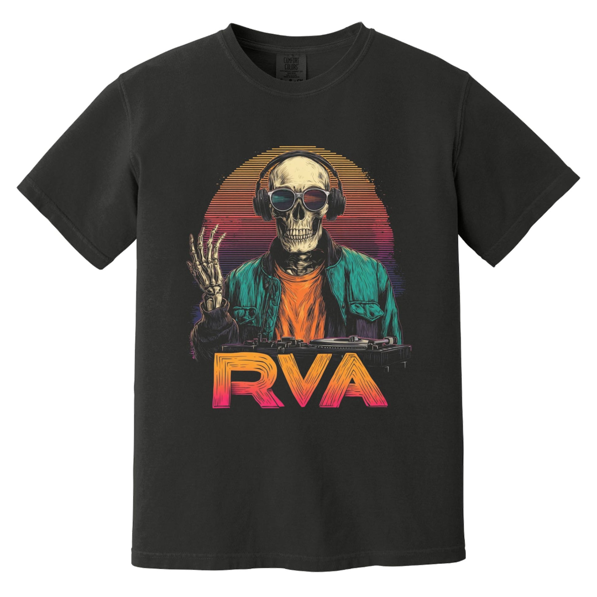 RVA DJ T-Shirt | Comfort Colors® 1717 Black