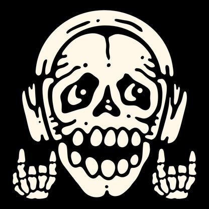 Rock On Tee Design Black