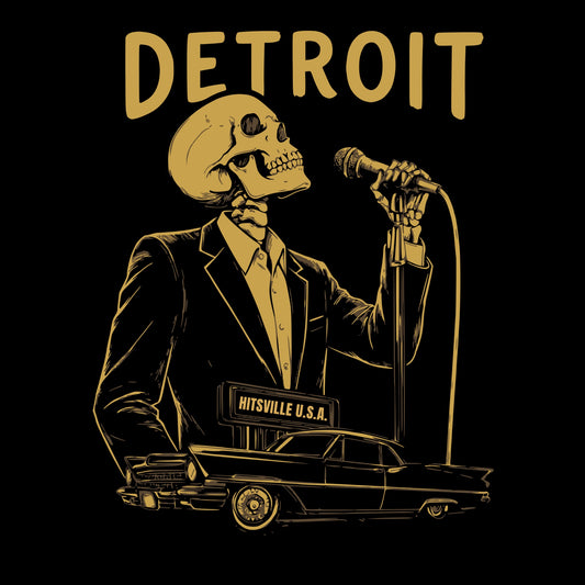 Detroit Soul Tee Design Black