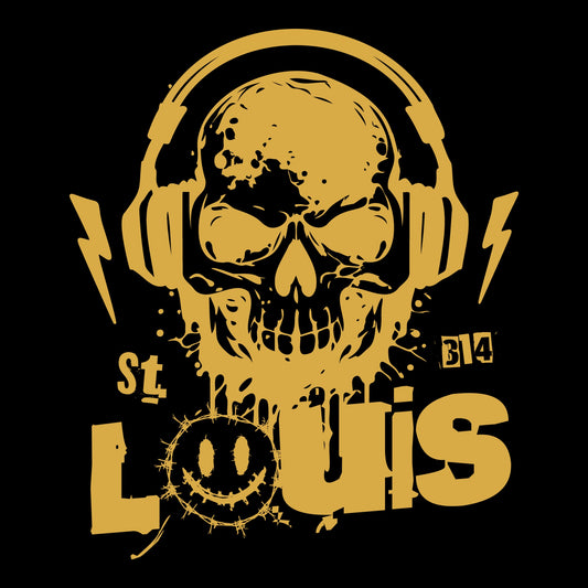 Stl Smiley Tee Design Black