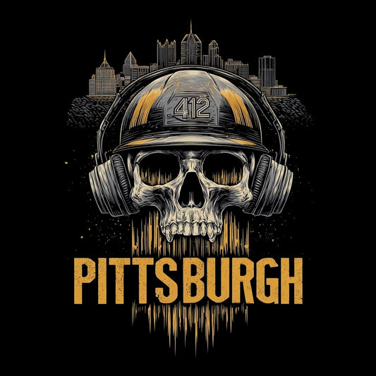 412 Hard Hat Tee Design Black