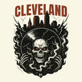 Cleveland Vinyl T-Shirt Design Natural