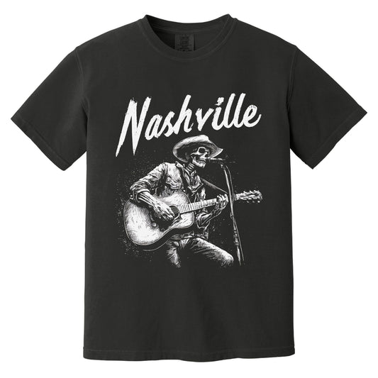 Nashville Ghost T-Shirt | Comfort Colors® 1717 Black