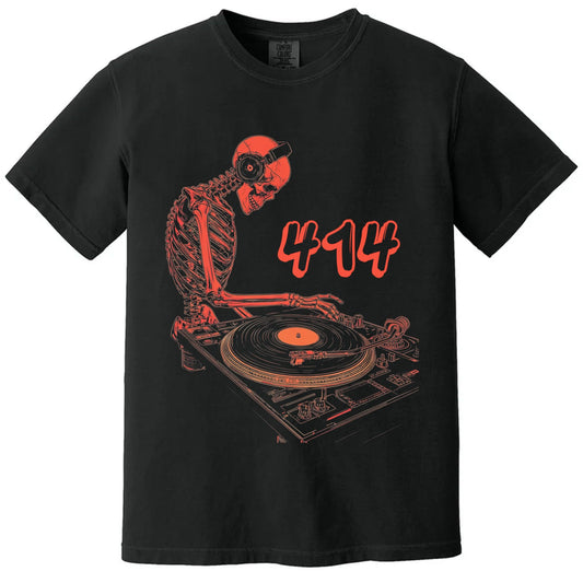 414 DJ T-Shirt | Comfort Colors® 1717 Black