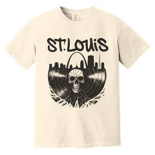 St. Louis Vinyl T-Shirt | Comfort Colors® 1717 Ivory