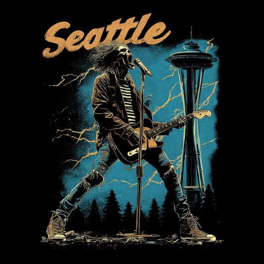 Sea Rocker Tee Design Black