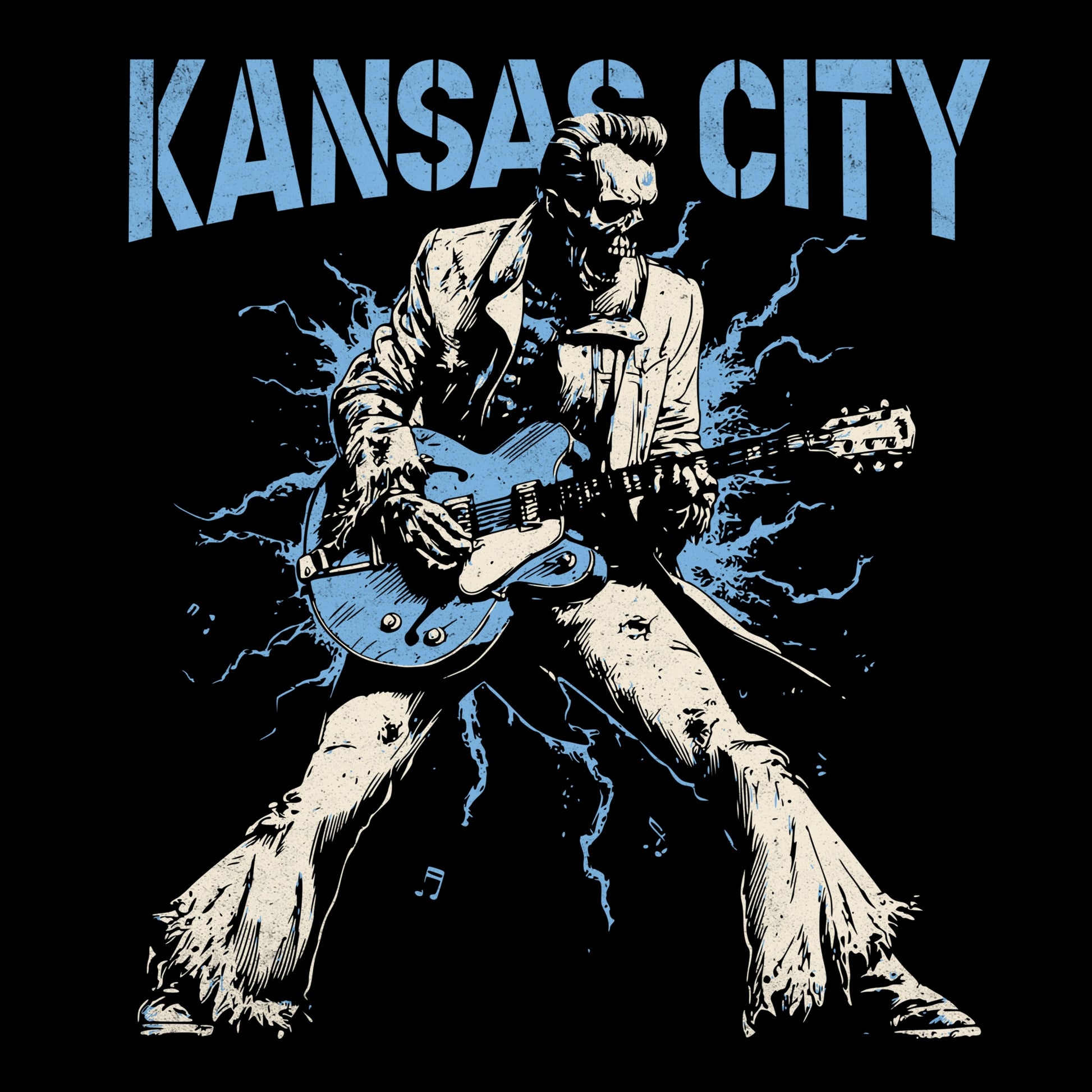 Kansas City Solo Tee Design Black