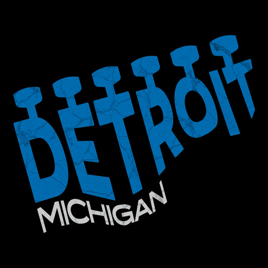 Detroit Fret Tee Design Black