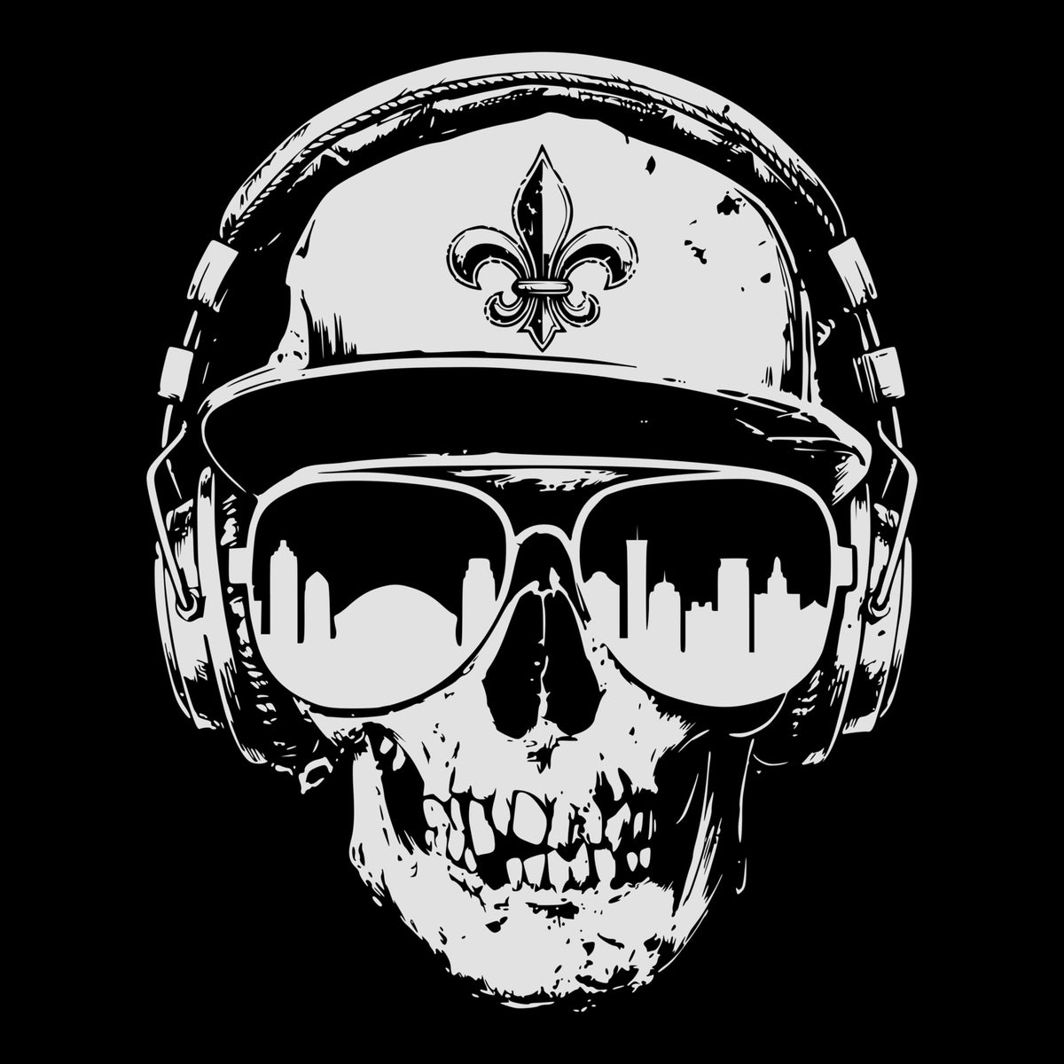 Nola Smile Tee Design Black
