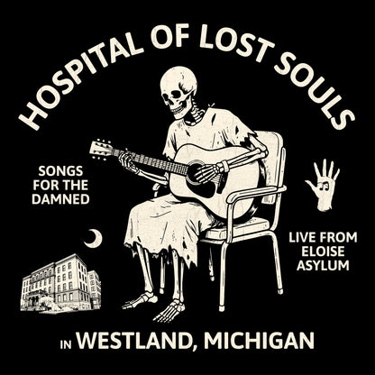 Eloise Asylum Tee Design Black