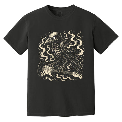 Raven Axe Skeleton T-Shirt | Comfort Colors® 1717 Black