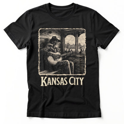 KC Cable Car T-Shirt | Comfort Colors® 1717 Black