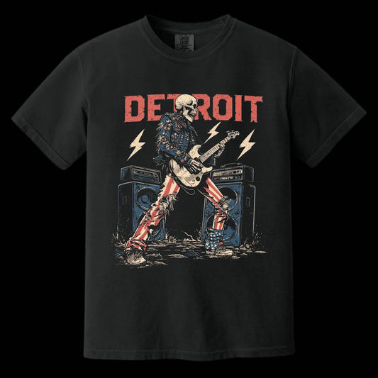 Detroit Hellraiser T-Shirt | Comfort Colors® 1717 Black