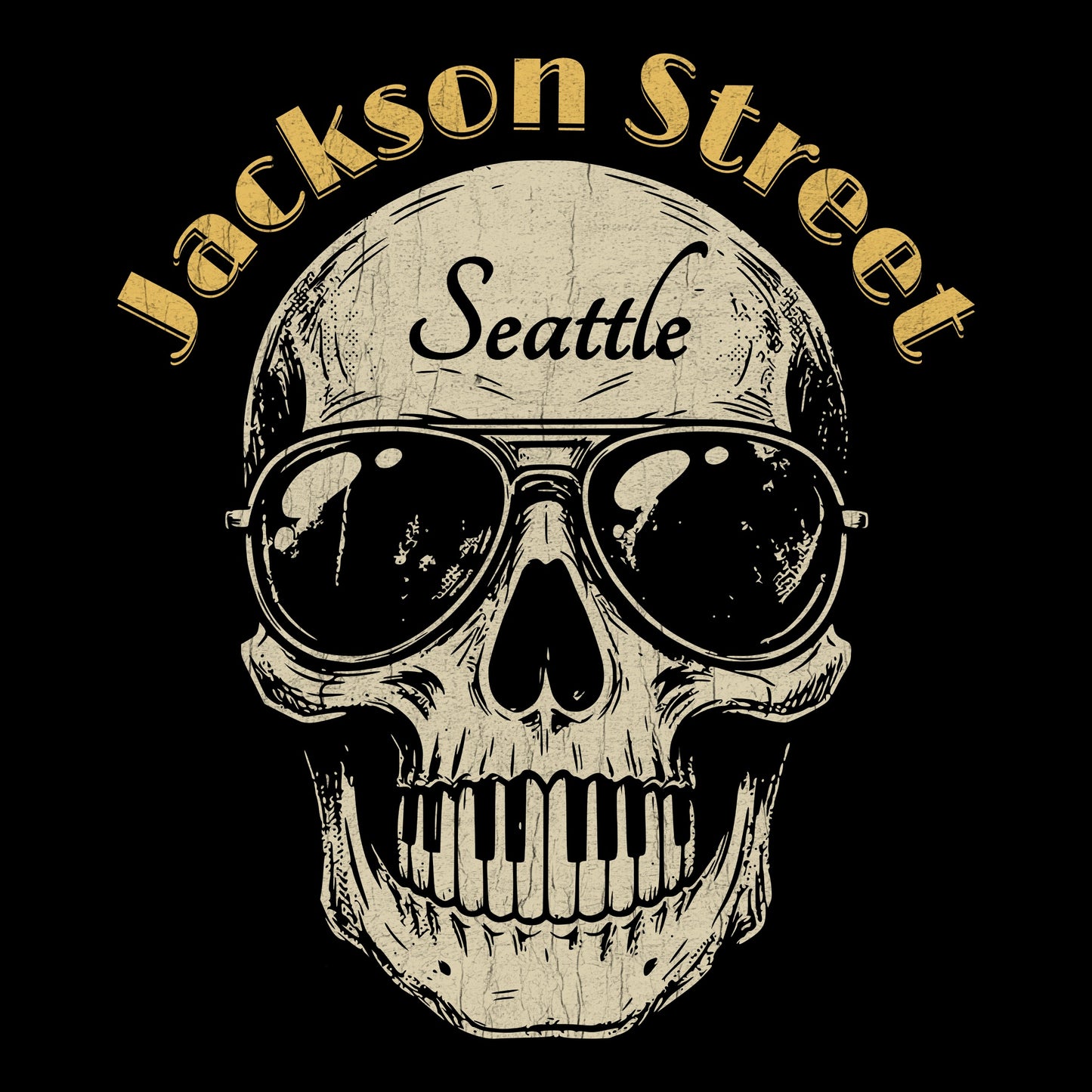 Jackson St. Tee Design Black