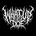 What Up Doe Tee Design Black