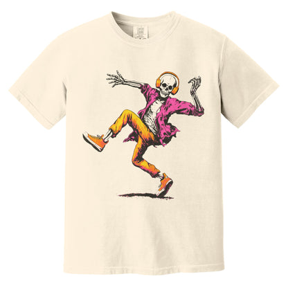 80s Breakdance Skeleton T-Shirt | Comfort Colors® 1717 Ivory