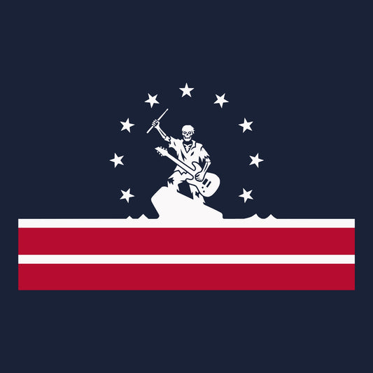 Richmond Flag Tee Design Navy